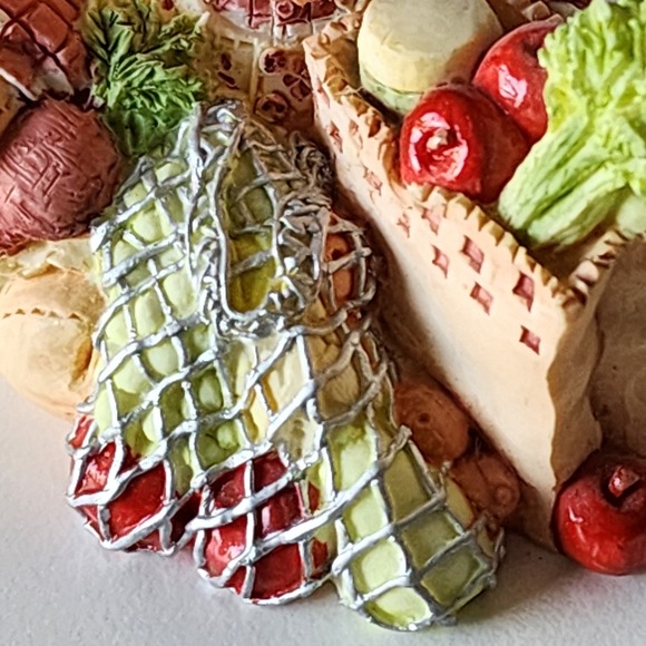 Enesco This Little Piggy Went To Market Collectible Figurine 1994 VTG With Box - Picture 5 of 16